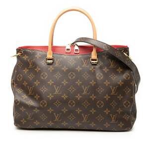 LOUIS VUITTON Brown Monogram Leather Shoulder Bag
